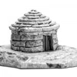 Miniature stone house