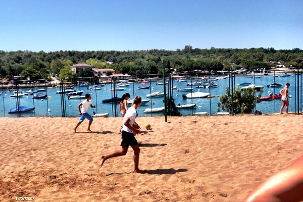 Beach Volleyball Court in Camping Lanterna