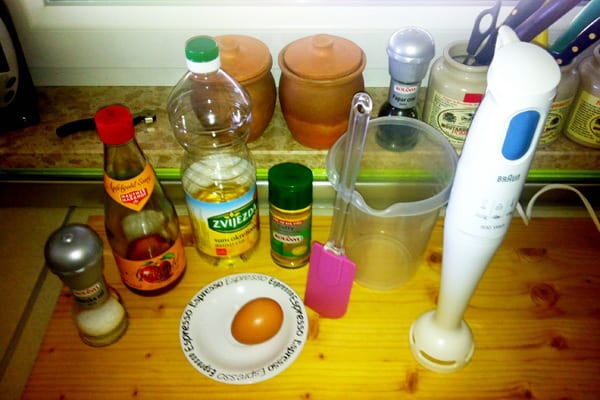 Ingredients For Homemade Mayonnaise