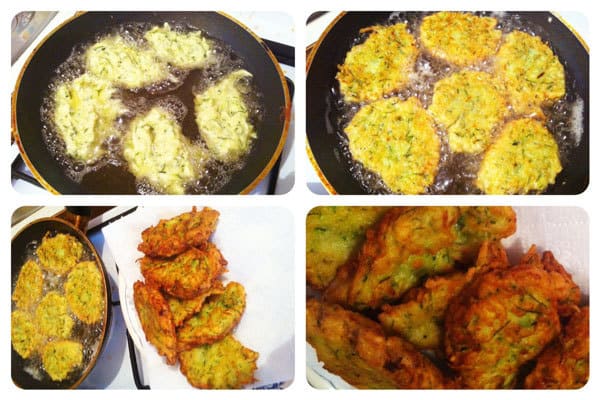 Zucchini Fritters Recipe: Step Four Zucchini Fritters Recipe: Step Four