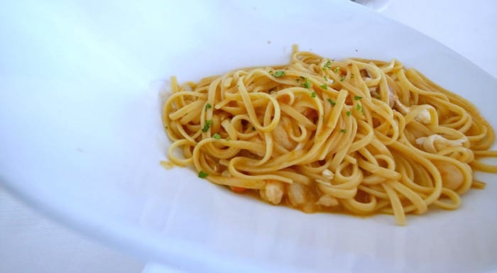 Restaurant Trost Vrsar Croatia: Yummy seafood pasta | Croatia Restaurant Guide