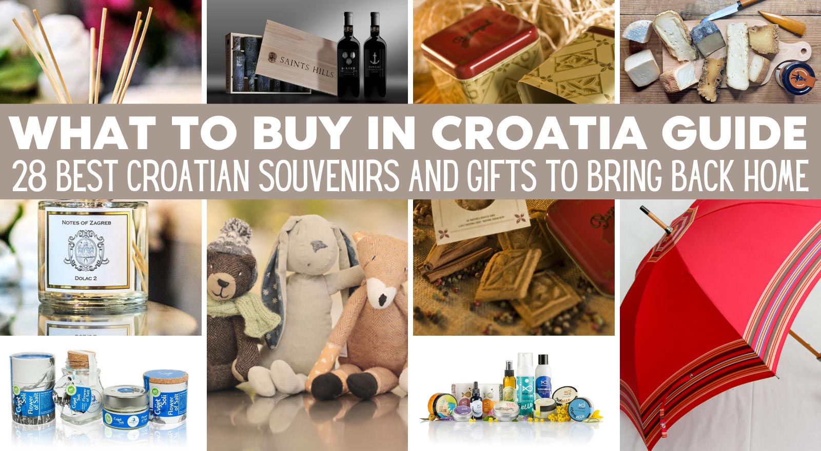 Guide To Finding Authentic Croatian Souvenirs For Everyone in Split,  Croatia 