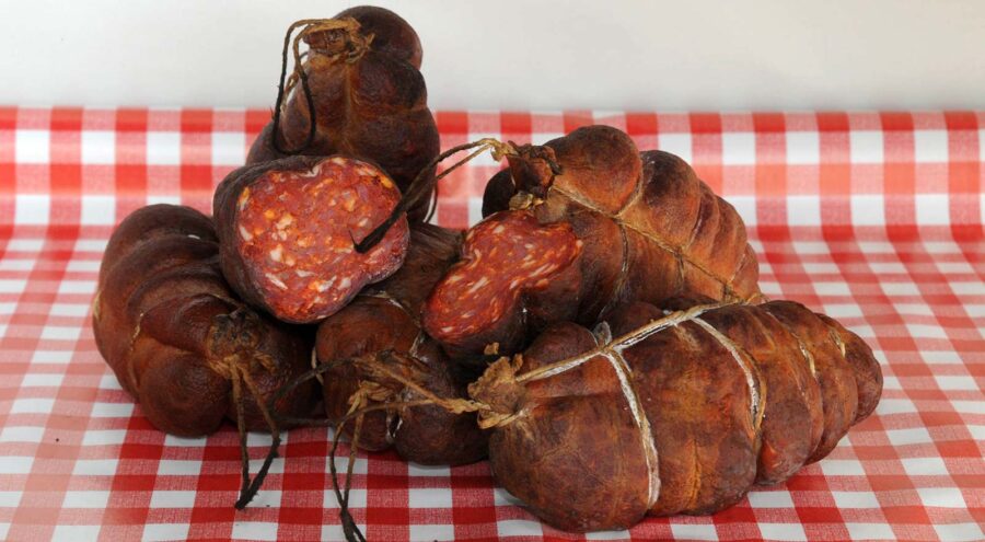 Kulen Ferbezar, Croatian traditional cured meat from Slavonia and Branja