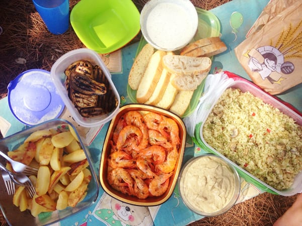 Things I love about living in Istria: Picnic by the beach