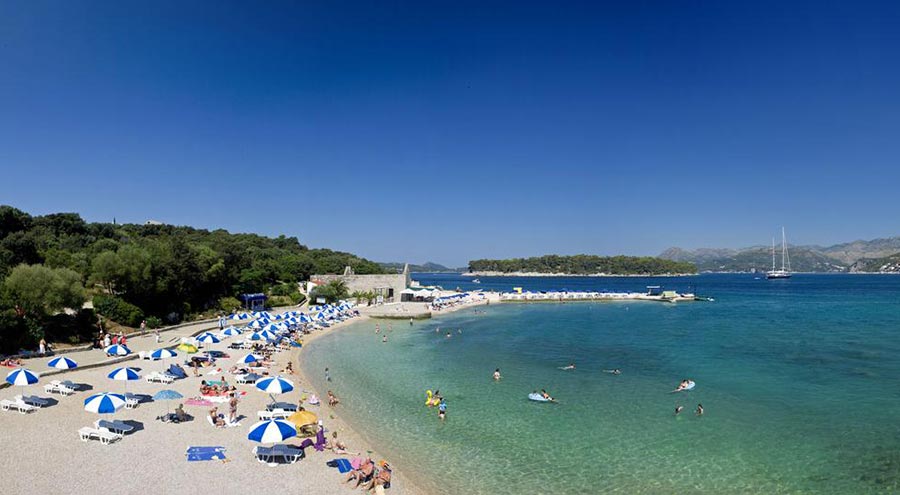 Copacabana Beach in Dubrovnik