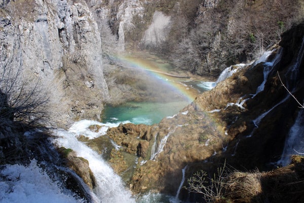 Plitvice Lakes Croatia Photos: Rainbow