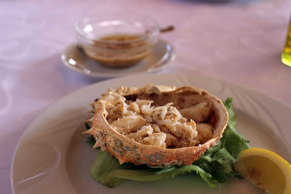 Sole restaurant Umag: Crab salad