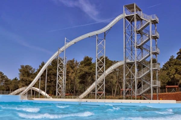 Istralandia Water Park: free fall slide