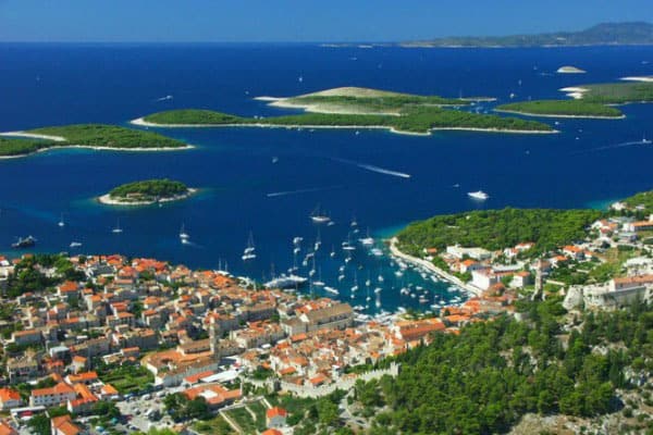 Croatia Sailing Itinerary: Hvar Town on the island of Hvar