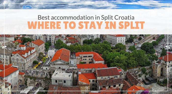 A photo of roofs in Split old town, Illustration