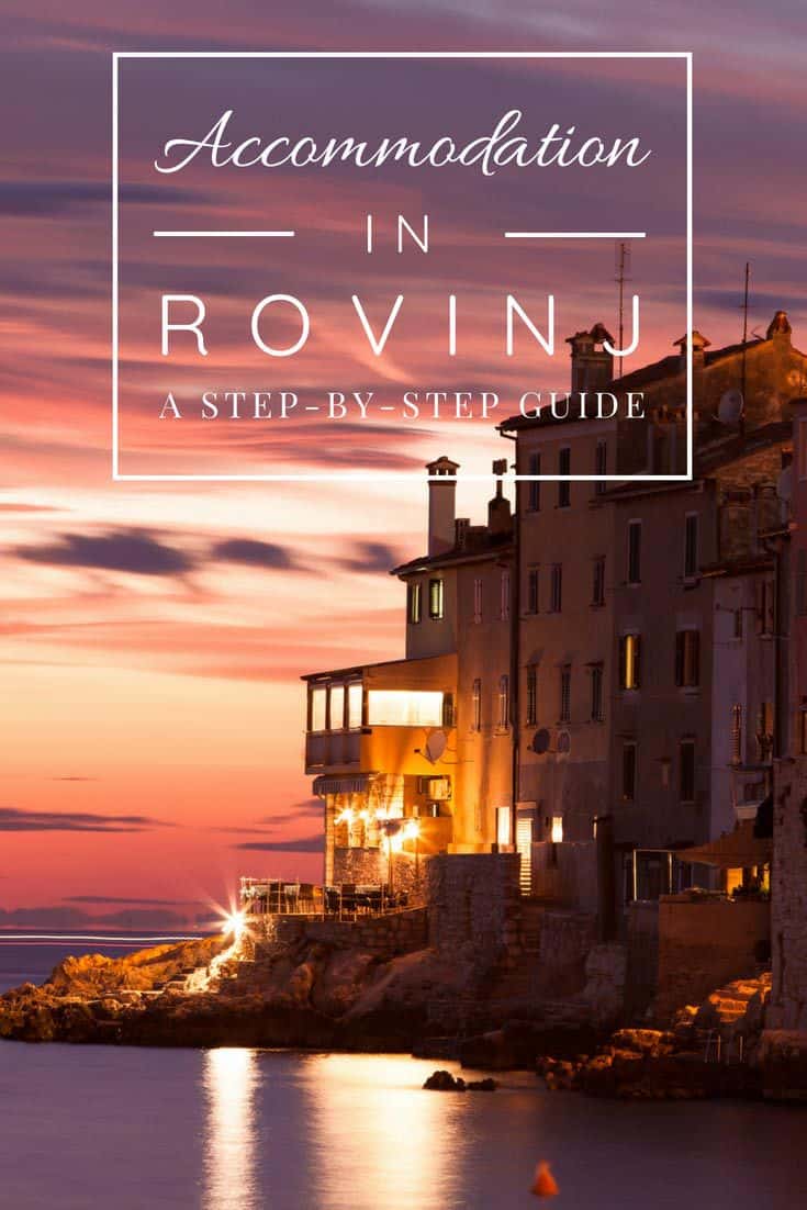 Where to stay in Rovinj | Rovinj Accommodation, Illustration for Pinterest