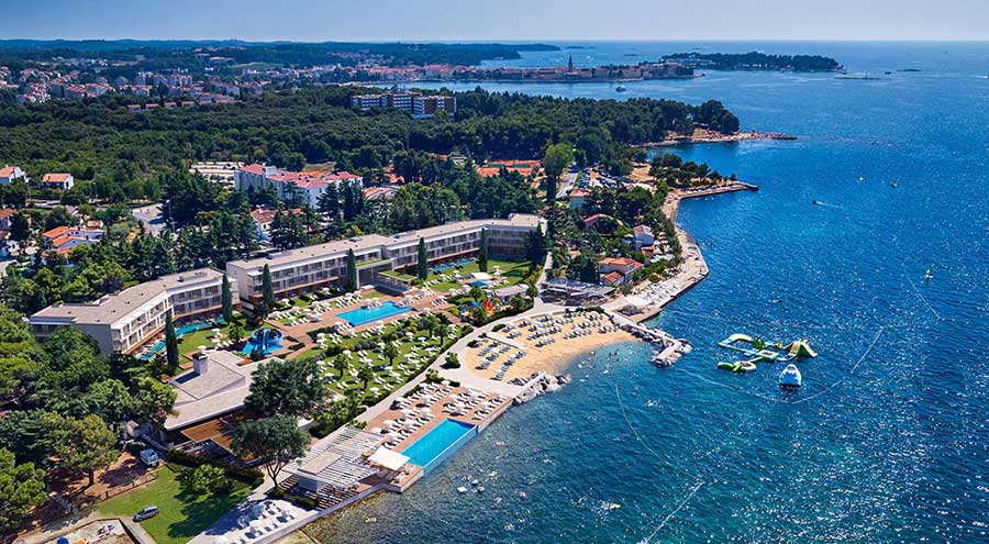 Spadici beach from the air