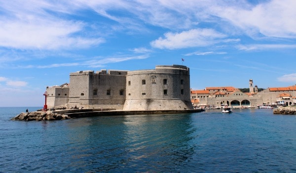 Dubrovnik panorama from the sea