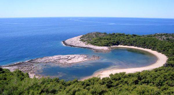 Strand Blace, Mljet