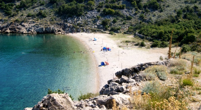 Potovosce Strand, Insel Krk