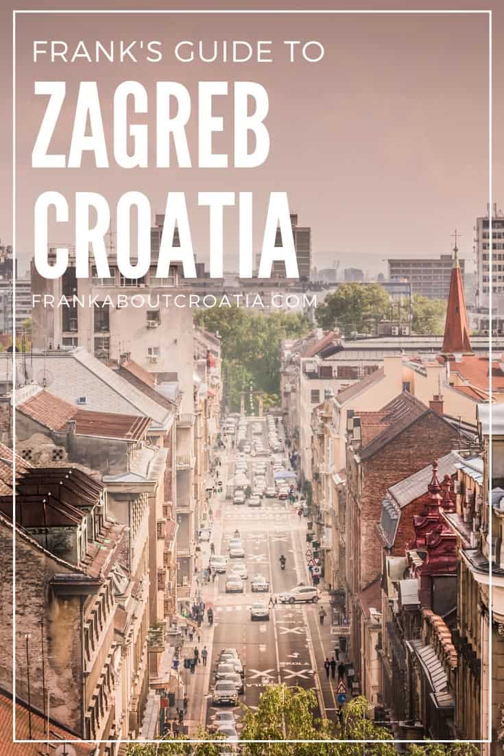 Zagreb Travel Guide, Illustration for Pinterest