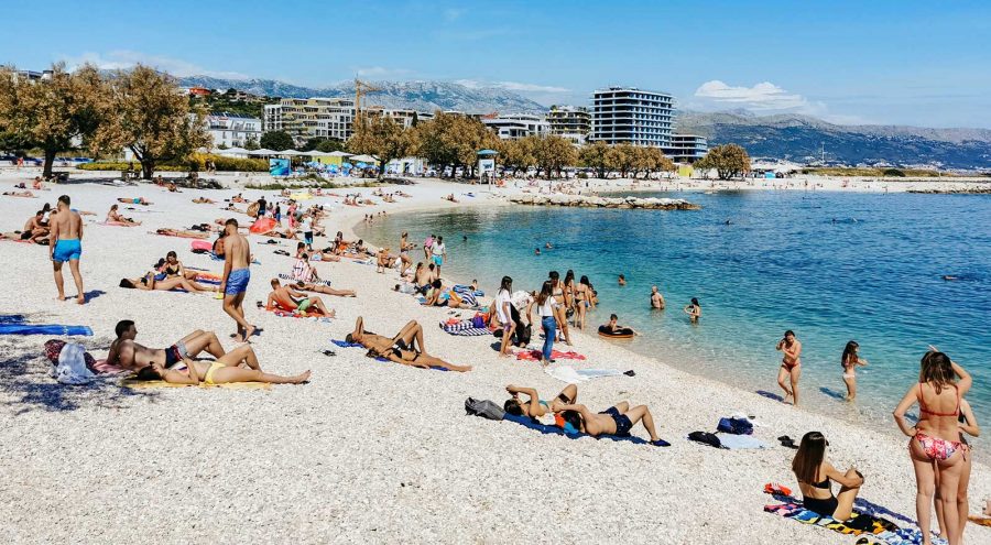 Znjan Beach in Split