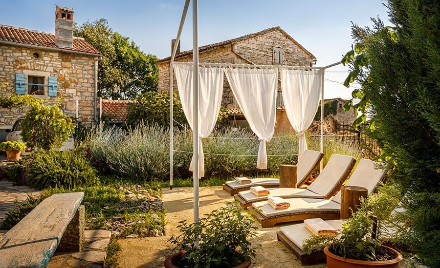 Villa in Istria | Villa Rupeni: Sun Tanning Deck