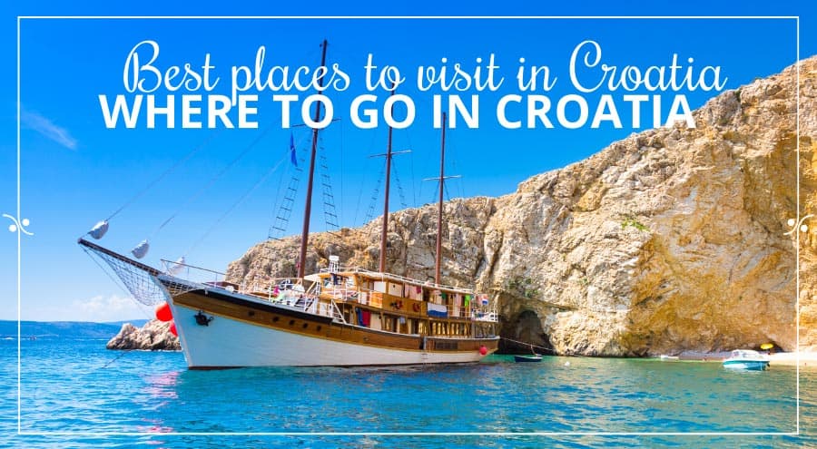 Where to go in Croatia, a boat anchored at the beach on the Krk Island in Croatia