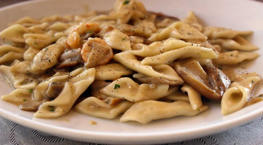 Croatian cuisine: Fuzi, a typical hand-rolled pasta from Istria