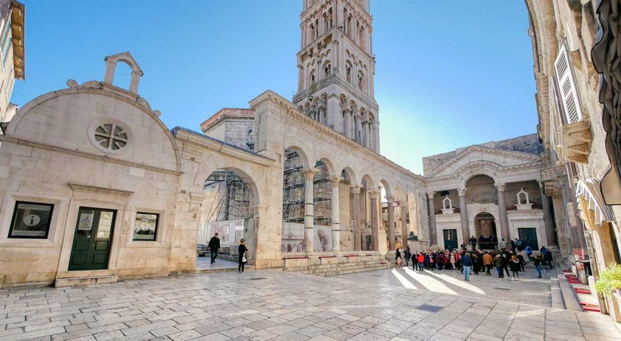 peristile in split, croatia