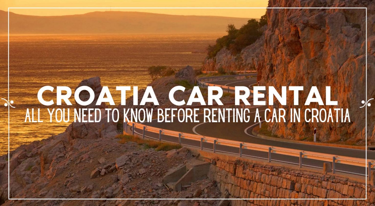 Car Rental in Croatia 2023 Guide On Renting A Car In Croatia