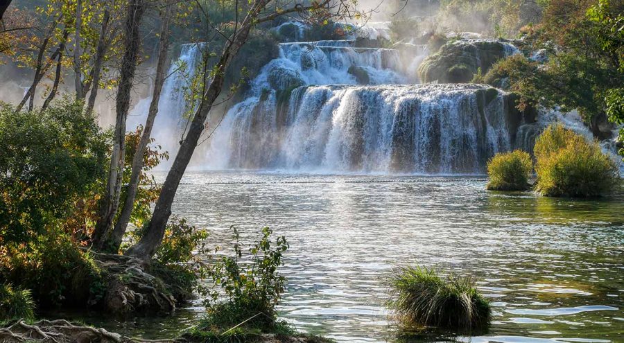 Waterfalls at the Krka National Park