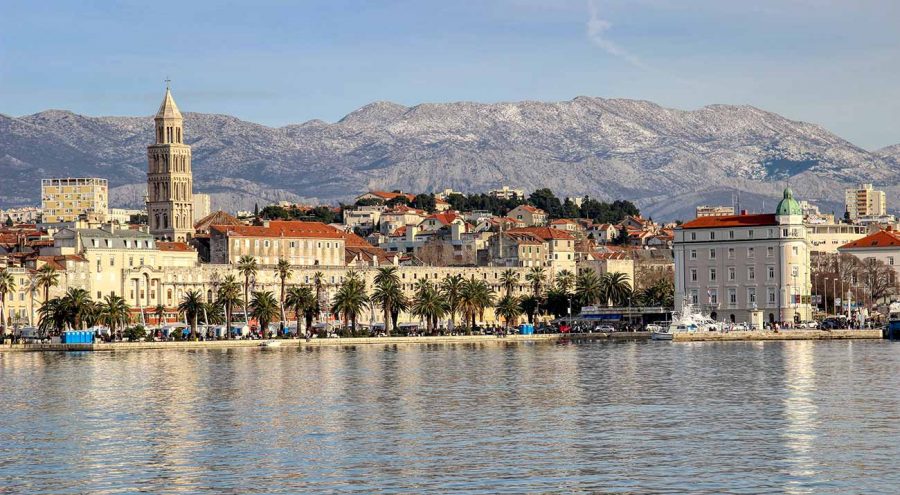 Split, Croatia panorama