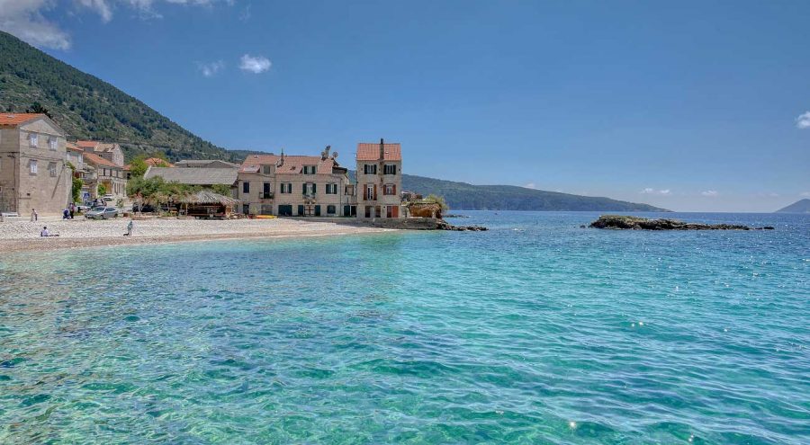 Beach in Komiza, Vis Island