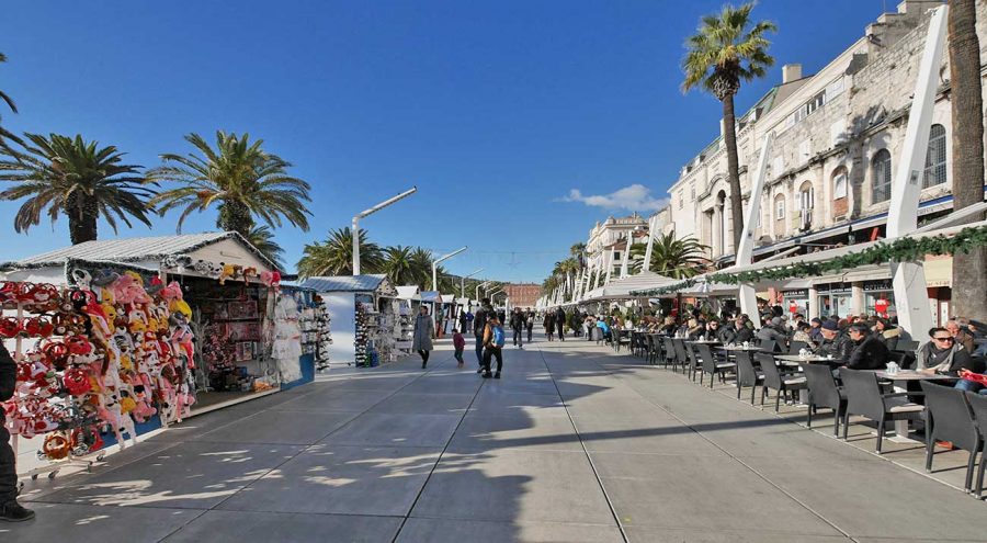 Riva in Split, Croatia 