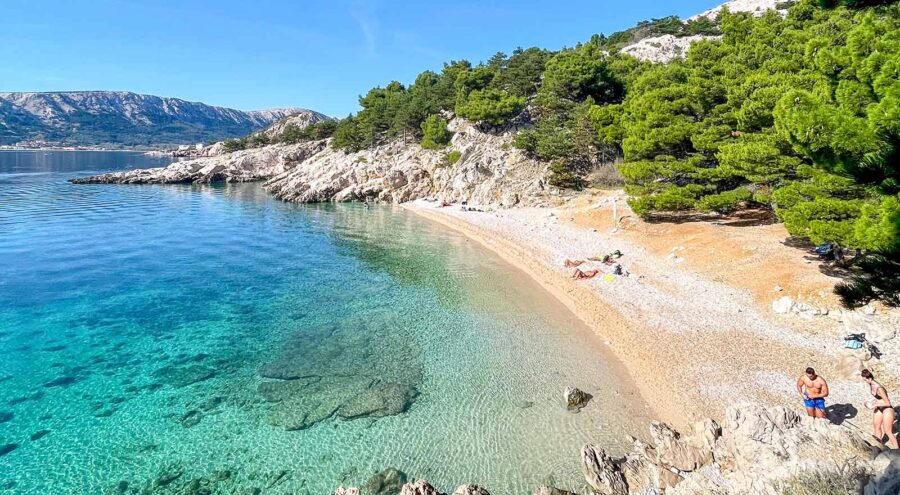 Krk Island, Jablanovo Beach near Baska