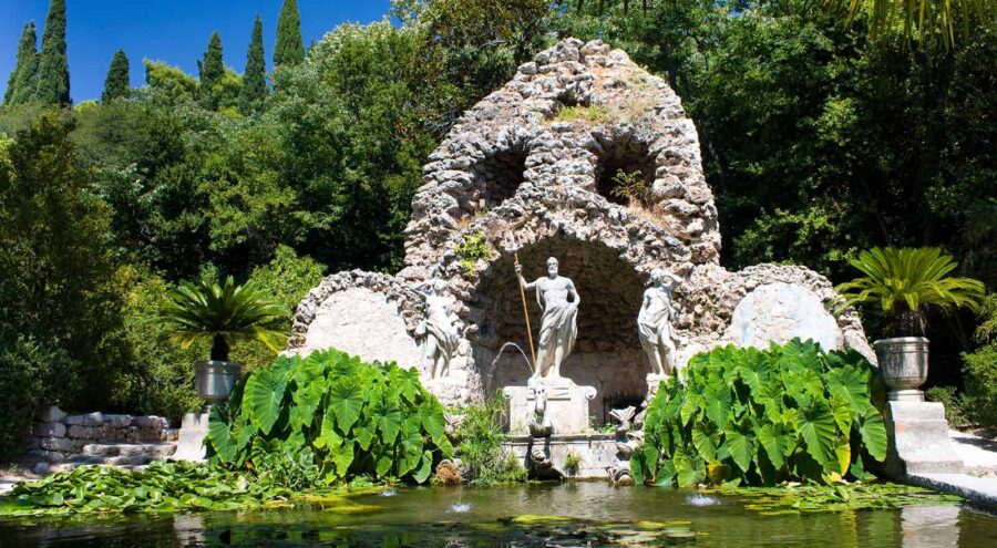 Fountain at Trsteno Arboretum near Dubrovnik