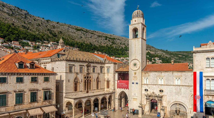 Clock Tower, Dubrovnik, Croatia