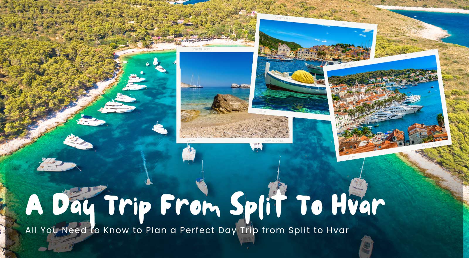 Day trip from Split to Hvar, Illustration