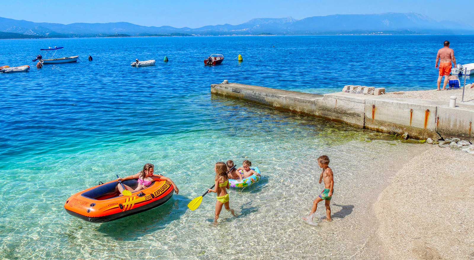 Komarna, Croatia, Sea, Beach