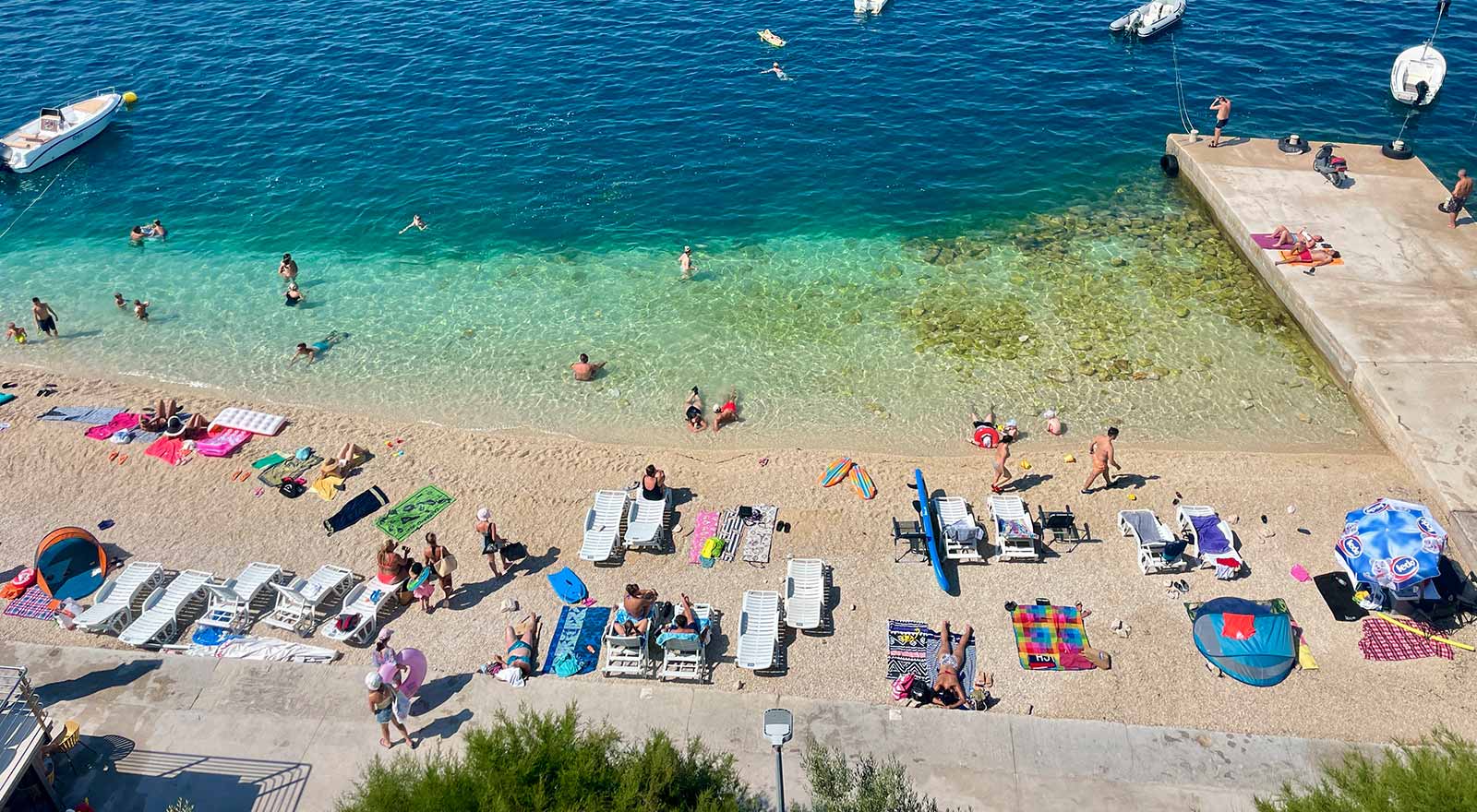 Villa Dorida, Komarna, Beach