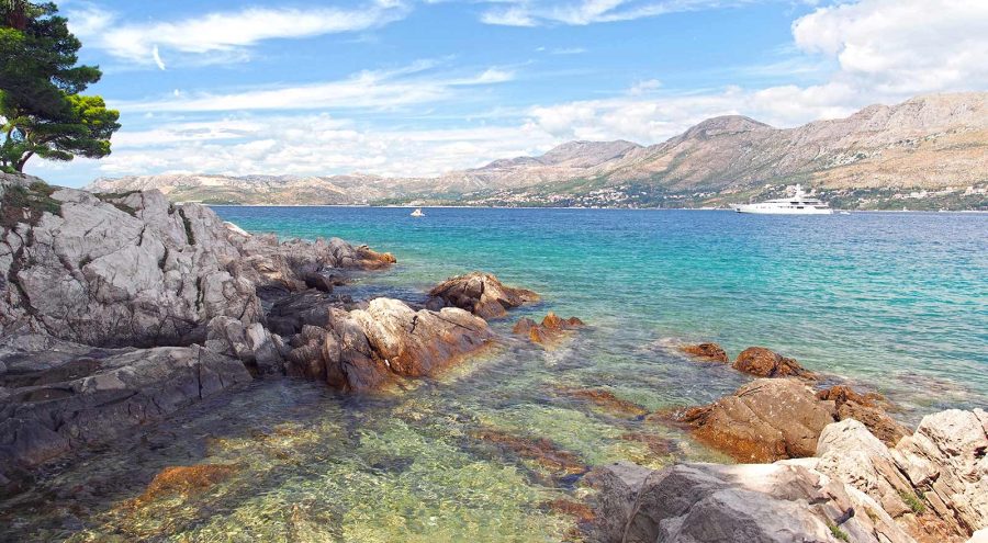 Cavtat, Croatia, Coastine